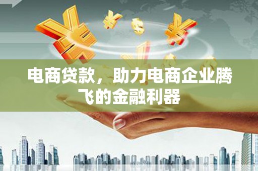 元宝电商贷款，助力电商企业腾飞的金融利器
