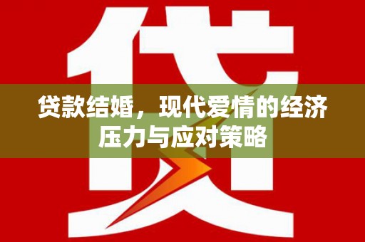 元宝贷款结婚，现代爱情的经济压力与应对策略