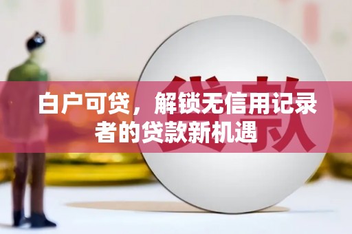 元宝白户可贷，解锁无信用记录者的贷款新机遇