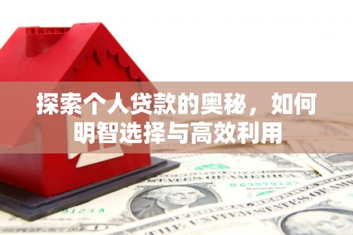 元宝探索个人贷款的奥秘，如何明智选择与高效利用