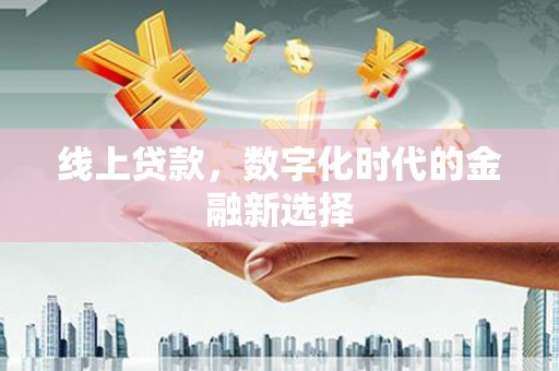 元宝线上贷款，数字化时代的金融新选择