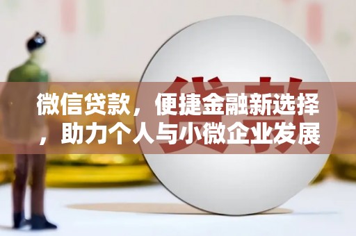 元宝微信贷款，便捷金融新选择，助力个人与小微企业发展