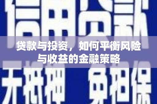 元宝贷款与投资，如何平衡风险与收益的金融策略